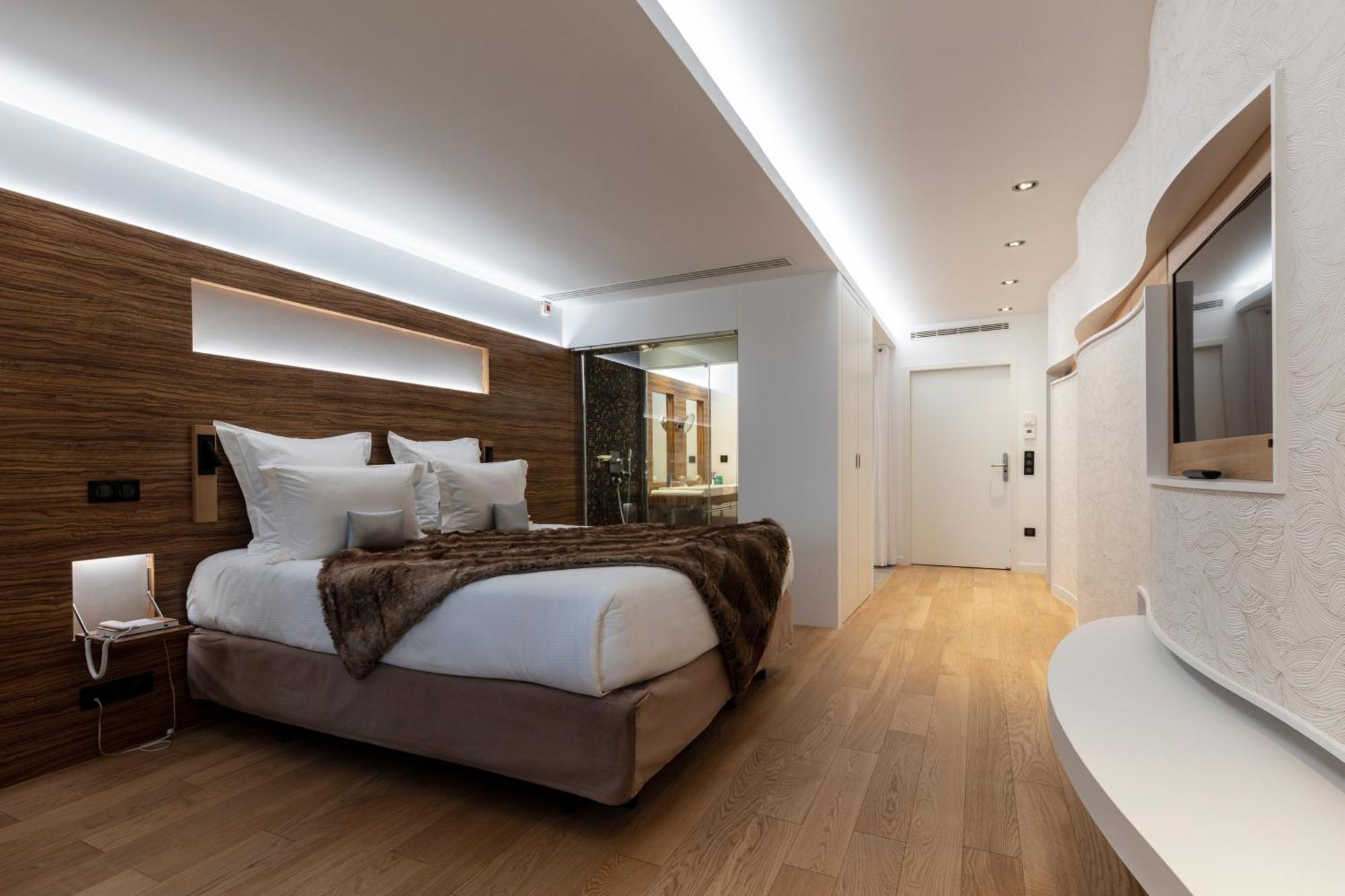Hotel & Restaurant Origines Par Adrien Descouls - Teritoria Le Broc  客房 照片